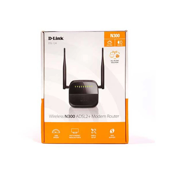 مودم روتر دی لینک مدل DSL-124