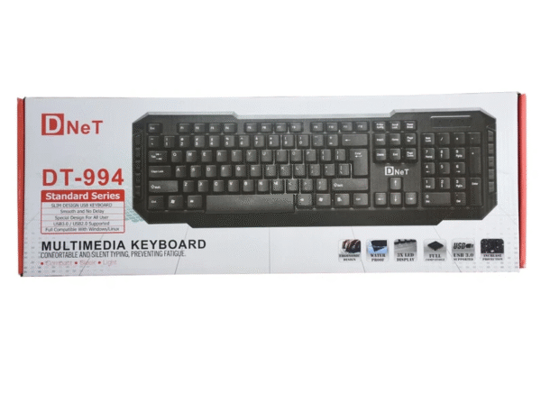 کیبورد دی نت مدل DT-994 باسیم
Keyboard DNet DT-994 Wired