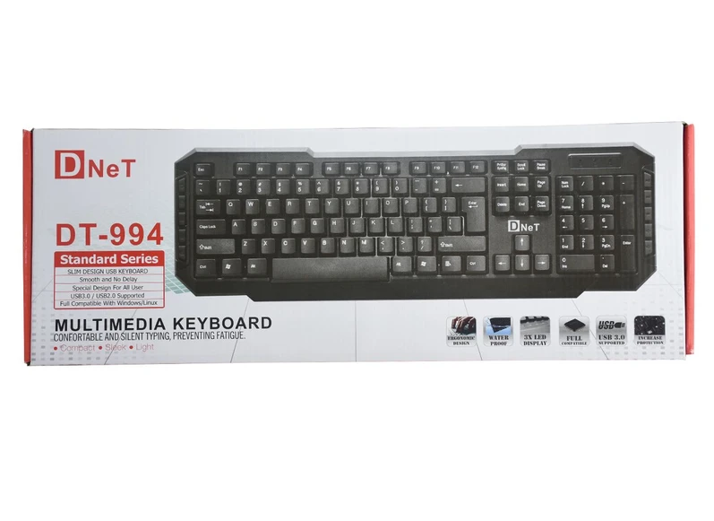 کیبورد دی نت مدل DT-994 باسیم
Keyboard DNet DT-994 Wired