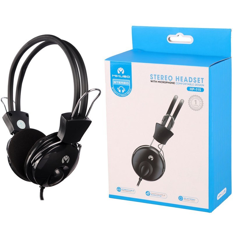 هدست با سیم میکوسو مدل HP-115
Mikuso HP-115 Wired Headset