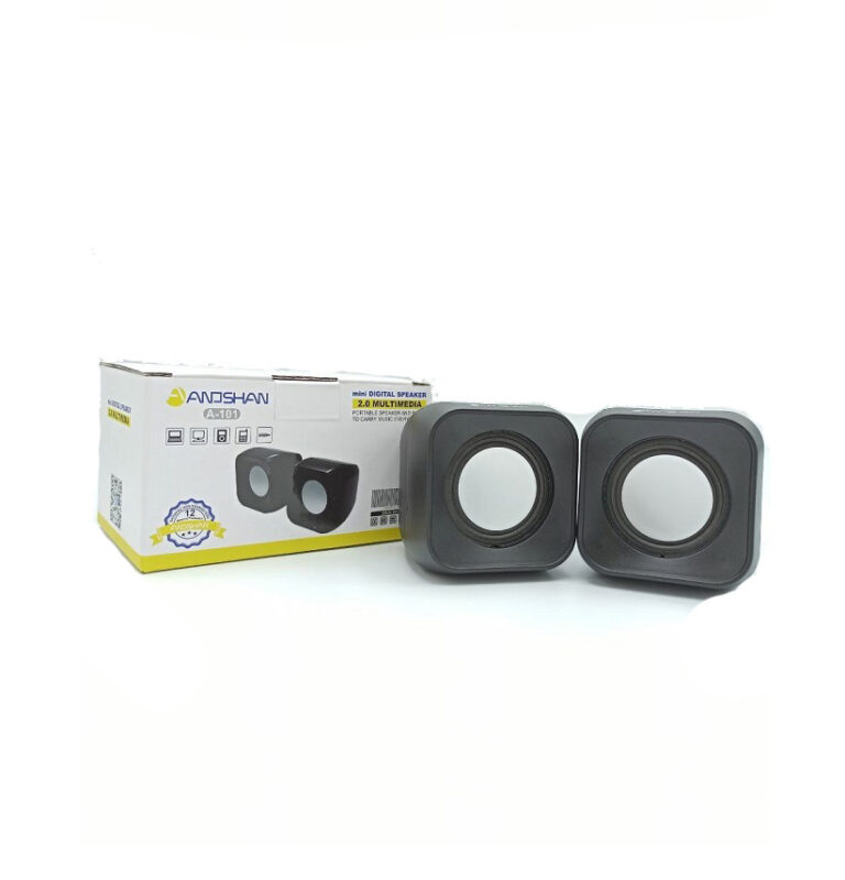 ANOSHAN Laptop Speaker A‑101 – اسپیکر دوتکه لپ‌تاپی آنوشان مدل A‑101