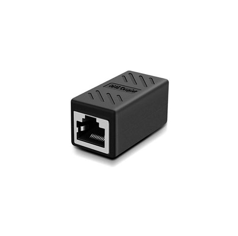 برل شبکه 1 به 1 RJ45 فلزی مشکی رنگ