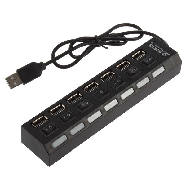 هاب 7 پورت USB3 کلید دار برند GREAT