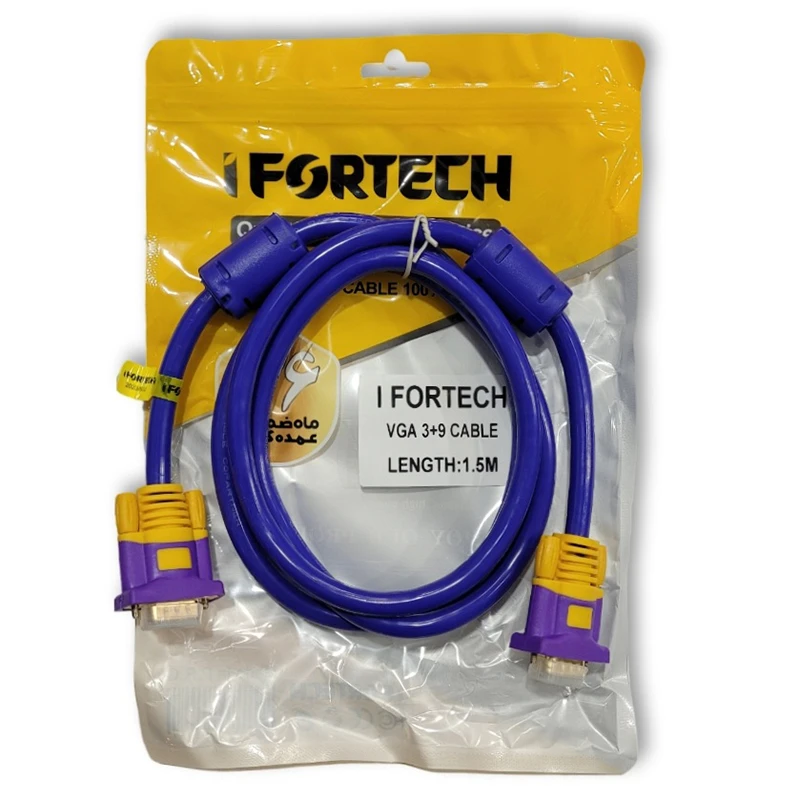 کابل VGA ایفورتک IFORTECH مدل 9+3 به طول 1.5 متر
