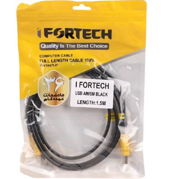 کابل پرینتر IFORTECH USB2 IF-1/5M