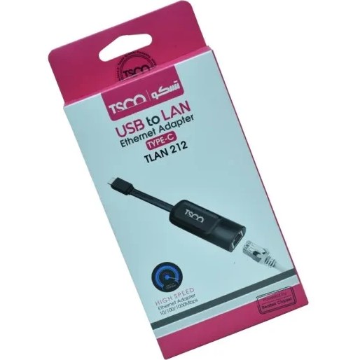 مبدل usb-c به LAN تسکو مدل TLAN 212