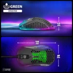 ماوس گیمینگ گرین مدل GM602-RGB - تصویر 3