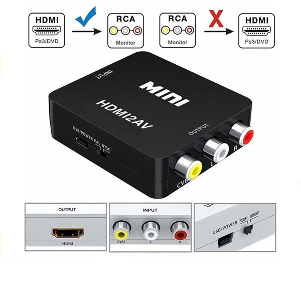 تبدیل iFORTECH HDMI TO AV BOX