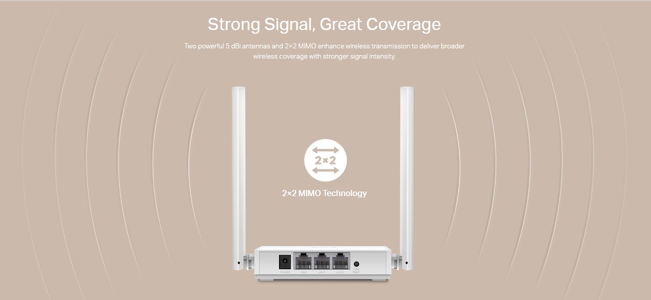 روتر بی‌سیم 300Mbps تی پی لینک مدل TL-WR820N