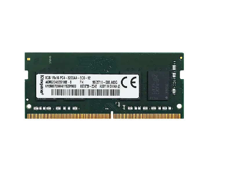 رم لپ تاپ DDR4 کینگستون با حافظه 8 گیگابایت و فرکانس 3200 مگاهرتز
